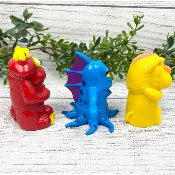 Vintage 1991 Burger King Wendys Kids Club Toy Set of Three - Picture 4 of 9